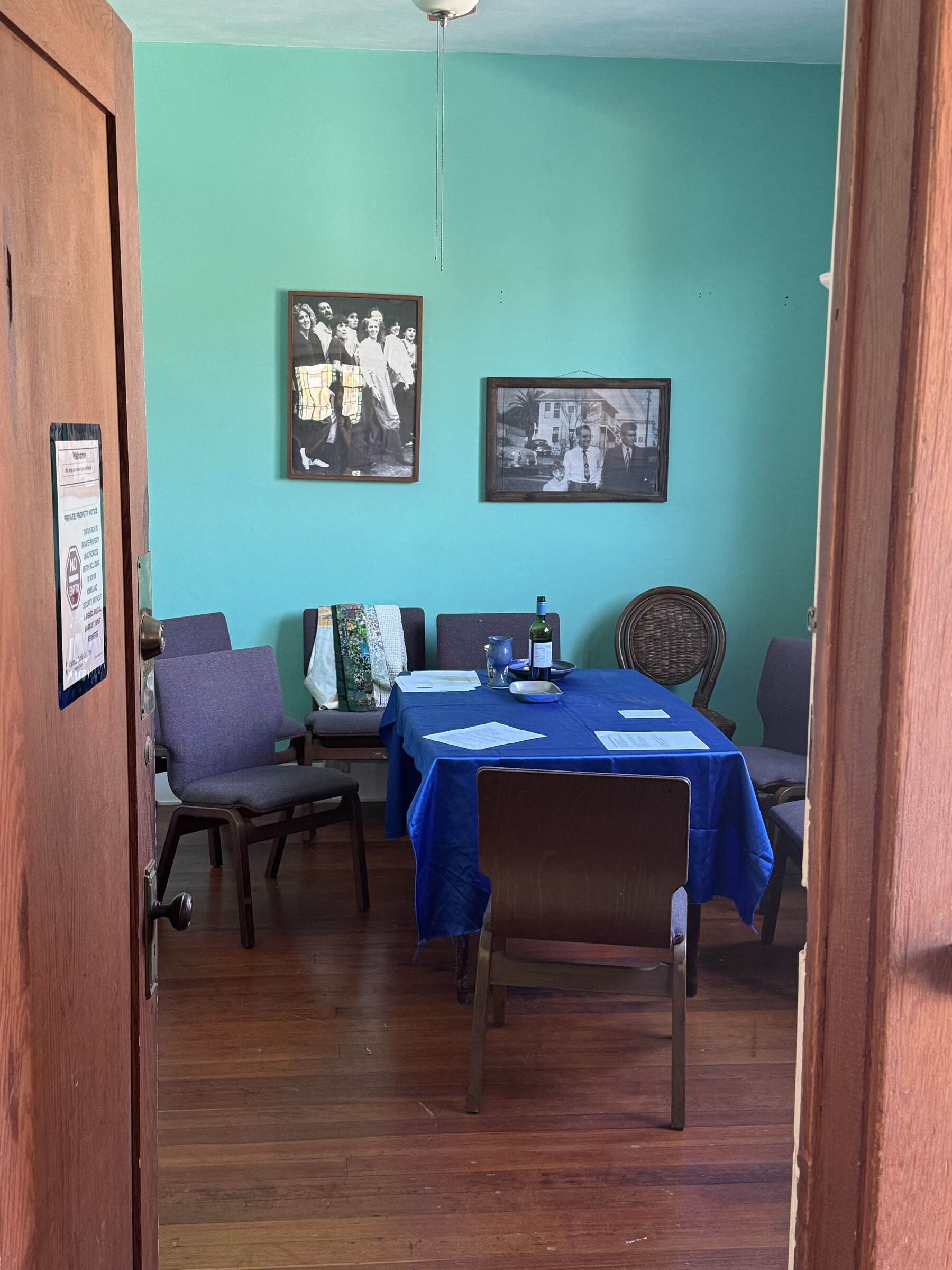 One of the adjoining breakout rooms
